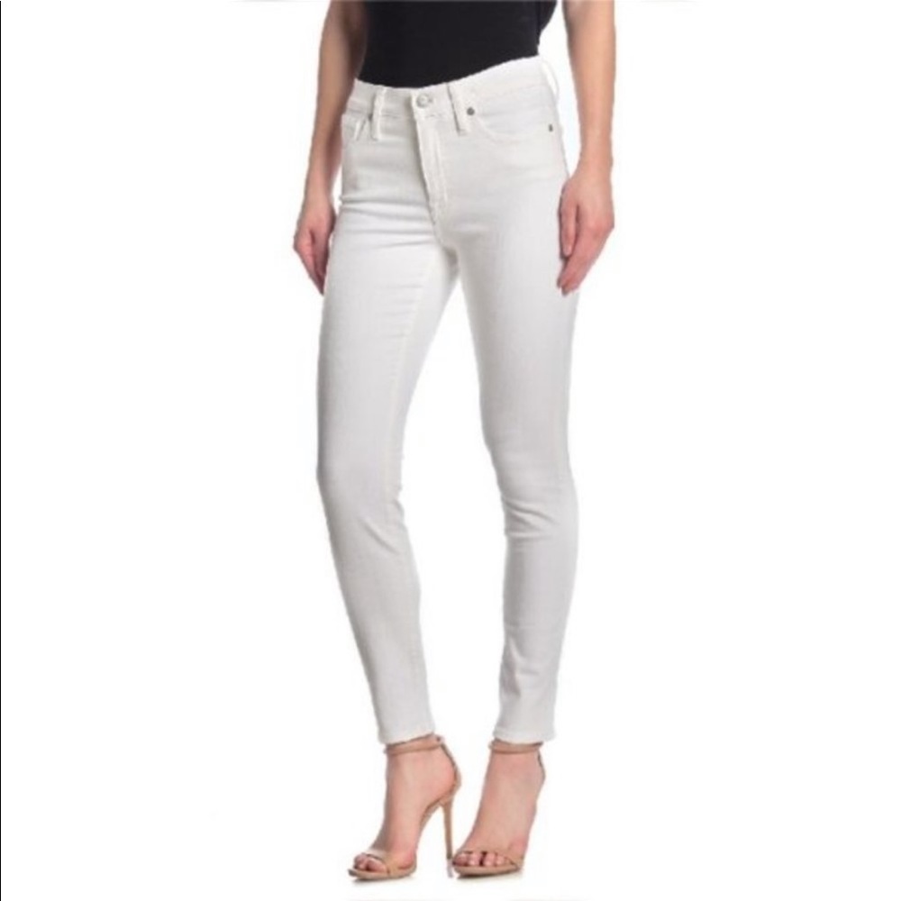 Madewell jeans size 26 white high rise skinny